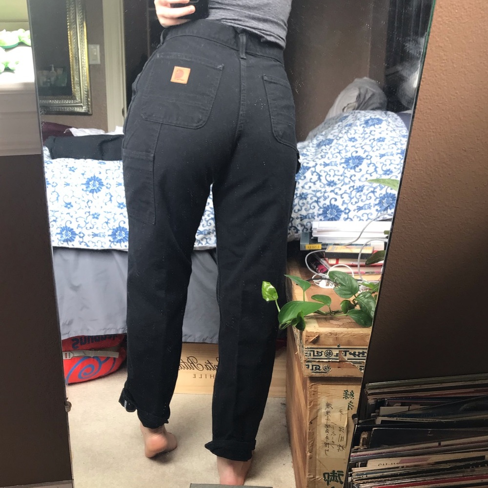 NWT Black Carhartt Canvas Denim pants